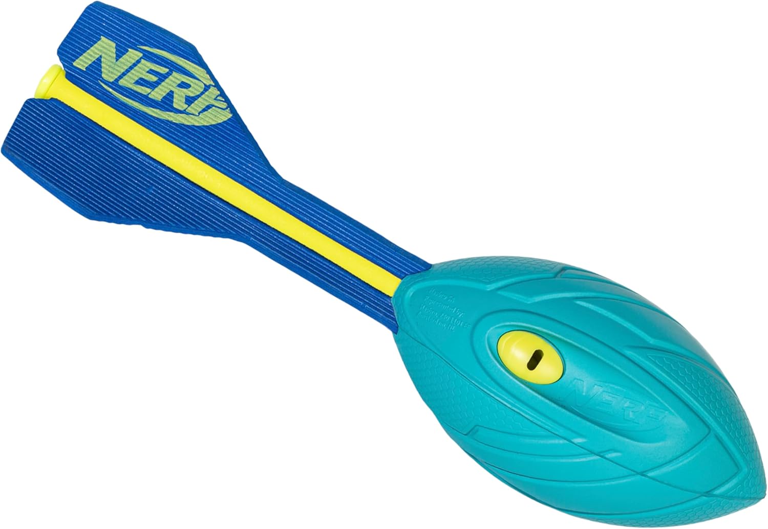 Nerf-Vortex-Aero-Howler-Neon-Foam-Ball-Classic-Long-Distance-Football.jpg Nerf Vortex Aero Howler Neon Foam Ball, Classic Long-Distance Football, Flight-Optimizing Tail, Whistling Sound, Indoor & Outdoor Fun (Amazon Exclusive) - Image 1