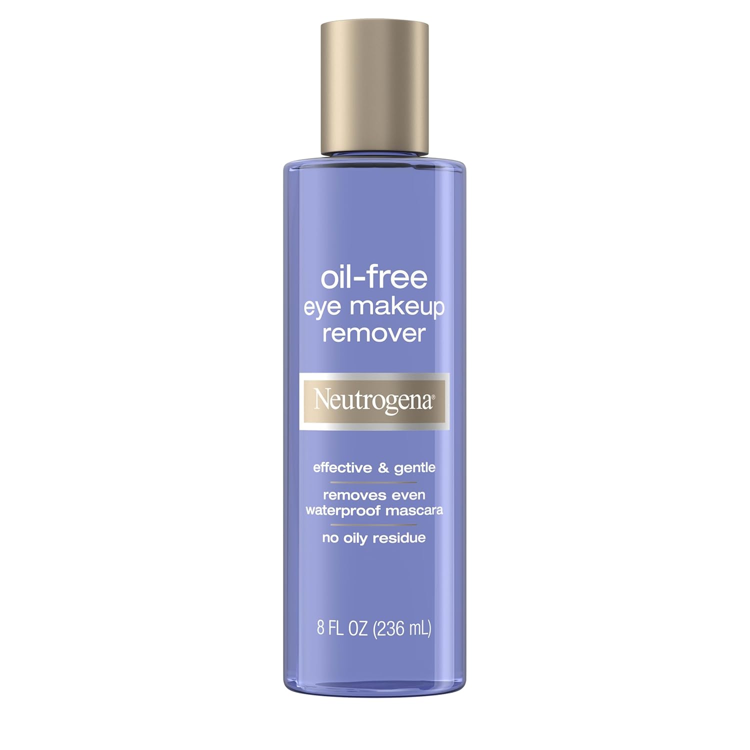Neutrogena-Gentle-Oil-Free-Eye-Makeup-Remover-Cleanser-for-Sensitive.jpg Neutrogena Gentle Oil-Free Eye Makeup Remover & Cleanser for Sensitive Eyes, Dissolves Waterproof Mascara, Non-Greasy Liquid Makeup Remover, Dermatologist & Ophthalmologist Tested, 8 fl. oz - Image 1
