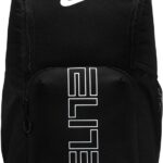 Nike, Unisex, Varsity Elite Backpack (32L), Black/Black/Metallic Silver, One Size
