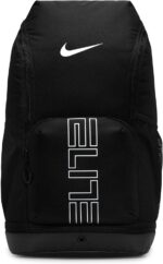 Nike, Unisex, Varsity Elite Backpack (32L), Black/Black/Metallic Silver, One Size