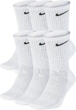 Nike unisex-adult Performance Cushion Crew Socks With Band (6 Pairs)