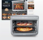 Ninja Air Fryer & Toaster Oven Combo | 10-in-1 Prestige Smart XL Countertop Oven | Bake up to 20 Cookies, Fit up to a 12lb Turkey | Pizza, Toast, Bake, Dehydrate | 1800 Watt | Stainless Steel | DT501​