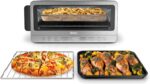 Ninja Air Fryer Toaster Oven Combo | 8-in-1 Functionality | Flip Up & Away for Storage Space | Air Fry Basket, Sheet Pan, Wire Rack & Removable Crumb Tray |1800 Watt | Stainless Steel | SP151