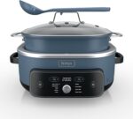 Ninja MC2001 PossibleCooker PRO Plus, 8.5-QT Multicooker, 9 Functions, Slow Cook, Sear, Sauté, Proof, Pasta/Rice, Replace 16 Kitchen Tools, Oven-Safe Ceramic Pot, 1400-Watt, Blue (2026 Release)