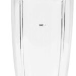 NutriBullet 24 Ounce Tall Cup with Standard Lip Ring, Clear/Gray
