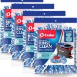 O-Cedar EasyWring RinseClean Refill 4-Pack, Blue, 4 Count