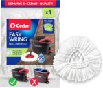 O-Cedar EasyWring Spin Mop Microfiber Refill, White Packaging May Vary