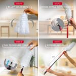 O-Cedar Flex & Catch Heavy Duty Dusting Kit with 15 Disposable Duster Refills | New & Improved Model | Extendable 3 Ft Handle with Stay-On Duster Hook | Traps 3X More Dust Than Feather Dusters - Image 2