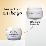 Olay Regenerist Radiance Collagen Peptide Face Moisturizer, Firming and Smoothing Anti Aging Face Cream, Fragrance Free Daily Facial Moisturizer for Hydration, Elasticity, and Wrinkle Appearance, 2 Oz - Image 2