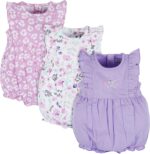 Onesies Brand Baby Girls 3-Pack Romper