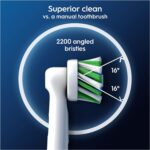 Oral B Cross Action Electric Toothbrush Replacement Brush Heads Refill, 4Count - Image 2