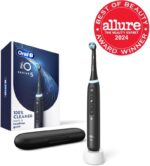 Oral-B Rechargeable Electric Toothbrush, iO5 Customizable Clean, 5 Cleaning Modes, Visual Pressure Sensor to Protect Gums, Travel Case, Black - Image 2