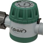 Orbit Mechanical Water Timer - Adjustable Irrigation Shutoff for Lawn & Garden Watering - Battery-Free Clockwork Hose Faucet Timer with Easy Grip Dial & Manual Bypass - 62034