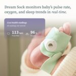Owlet Dream Duo (Gen 2) Smart Baby Monitor Bundle – HD Video Camera + Wearable Sock Tracks Baby’s Oxygen, Heart Rate & Sleep - Image 2