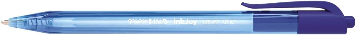 PAPER-MATE-40558-Inkjoy-100-Penna-a-sfera-Punta.jpg PAPER MATE 40558 Inkjoy 100 - Penna a sfera, Punta Media, inchiostro Ultra morbido, resistente alle sbavature, retrattile, 0,5 mm, blu - Image 1