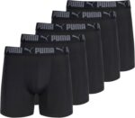 PUMA Men's 5 Pack Performance Boxer Briefs
