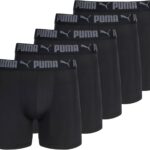 PUMA Men's 5 Pack Performance Boxer Briefs