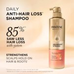 Pantene Abundant & Strong Shampoo, Strengthens Scalp's Hold on Hair Roots, 13.5 oz - Image 2