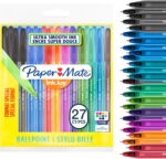 Paper Mate InkJoy 100ST Ballpoint Pens, Medium Point (1.0 mm), Assorted Fun Colours, 27 Count