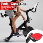 Pedal Converter for Peloton Bike & Bike Plus,Pedals for Regular Shoes Fit Original Bike & Bike+,Flat Pedals Clipless, Exercise Bike Accessories - Image 2