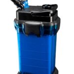 Penn-Plax Cascade 1500 Canister Filter - 350 GPH Aquarium Filter for Tanks Up to 200 Gallons - 360 Degree Flow Valves, Poly Fiber Pads, Bio-Sponge & Activated Carbon -Fresh & Saltwater -11.5x12x20.5in