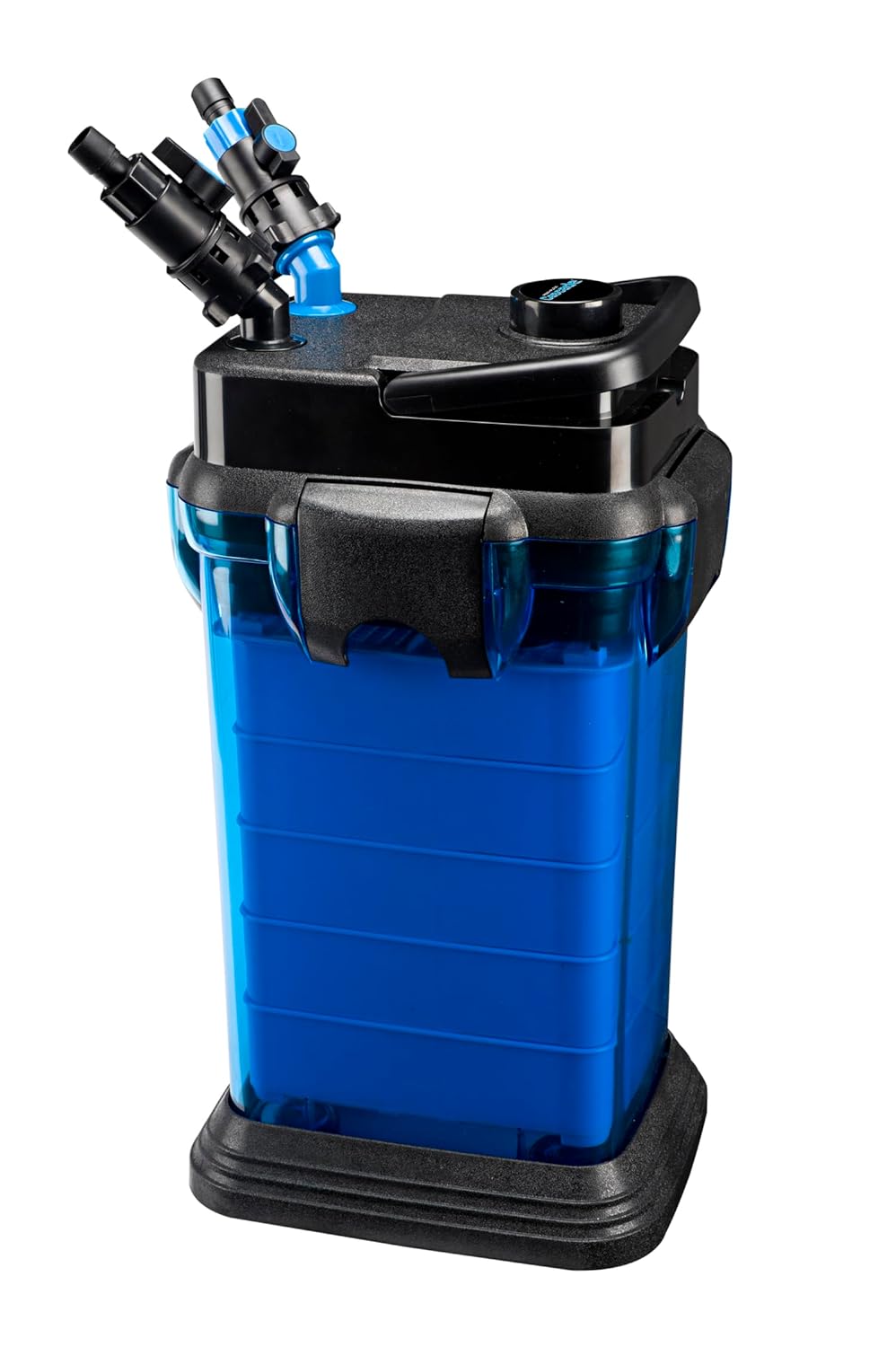 Penn-Plax-Cascade-1500-Canister-Filter-350-GPH-Aquarium-Filter.jpg Penn-Plax Cascade 1500 Canister Filter - 350 GPH Aquarium Filter for Tanks Up to 200 Gallons - 360 Degree Flow Valves, Poly Fiber Pads, Bio-Sponge & Activated Carbon -Fresh & Saltwater -11.5x12x20.5in - Image 1