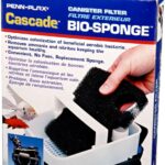 Penn-Plax Cascade 500/350 GPH Canister Filter Aquarium Bio Sponge Replacement, 1 Pack