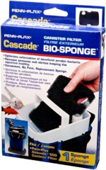 Penn-Plax Cascade 500/350 GPH Canister Filter Aquarium Bio Sponge Replacement, 1 Pack