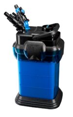Penn-Plax Cascade 700 Canister Filter - 185 GPH Aquarium Filter for Tanks Up to 65 Gallons - 360 Degree Flow Valves, Poly Fiber Pads, Bio-Sponge & Activated Carbon -Fresh & Saltwater - 11x10x15in