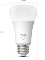 Philips Hue Smart LED A19 Bulb 2-Pack, White Ambiance, E26 Base, 7.2W, Full Spectrum Light 1000K-20000K, 810 Lumens, Dimmable LED Bulbs, Works with Alexa, Google, and Apple Home - Image 2