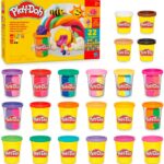 Play-Doh 22 Pack Ultimate Color Variety, Bulk Assorted Colors, 2 & 4 Ounce Modeling Compound Cans, Kids Arts & Crafts, Preschool Toys, Ages 2+ (Amazon Exclusive)