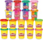 Play-Doh 22 Pack Ultimate Color Variety, Bulk Assorted Colors, 2 & 4 Ounce Modeling Compound Cans, Kids Arts & Crafts, Preschool Toys, Ages 2+ (Amazon Exclusive) - Image 2