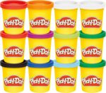 Play-Doh Jewel Colors Bulk 12-Pack of 4-Ounce Cans, Holiday Stocking Stuffers, Prizes & Party Favors, Kids Arts & Crafts, Preschool Toys, Ages 2+ (Amazon Exclusive), 1 Kg