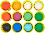 Play-Doh Jewel Colors Bulk 12-Pack of 4-Ounce Cans, Holiday Stocking Stuffers, Prizes & Party Favors, Kids Arts & Crafts, Preschool Toys, Ages 2+ (Amazon Exclusive), 1 Kg - Image 2