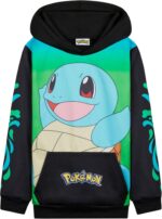 Pokemon Hoodie for Boys & Teens Hooded Sweatshirt Warm Anime Pikachu Sweater