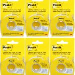 Post-it : Removable Cover-Up Tape, Non-Refillable, 1" x 700" roll -:- Sold as 6 Packs of - 1 - / - Total of 6 Each