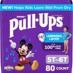 Pull-Ups Boys' Potty Training Pants, Size 5T-6T Training Underwear (46-60 lbs), 80 Count