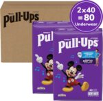 Pull-Ups Boys' Potty Training Pants, Size 5T-6T Training Underwear (46-60 lbs), 80 Count - Image 2