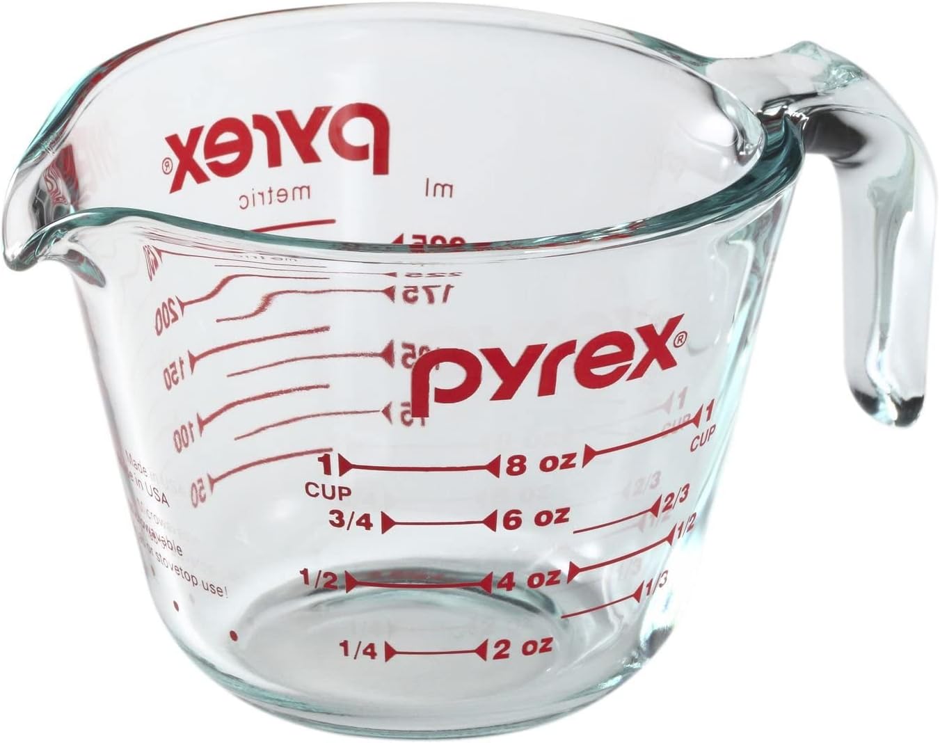 Pyrex-6001074-885107797882-Measuring-Cup-8-oz-Crear.jpg Pyrex 6001074 885107797882 Measuring Cup, 8 oz., Crear - Image 1