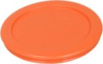 Pyrex 7200 2 Cup Glass Dishes & 7200-PC 2 Cup Orange Food Storage Replacement Lids (6-Pack) - Made in USA | Non-Porous Tempered Glass | Microwave And Oven Safe | BPA-Free Plastic Seals | Top-Rack Dishwasher Safe - Image 2