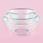 Pyrex Essentials (3-Piece) Glass Mixing Bowls Set For Prepping, Baking and Cooking, Preheated Oven, Dishwasher, Freezer, and Microwave Safe - Image 2