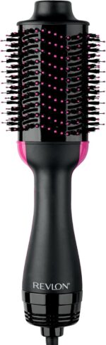 REVLON One-Step Volumizer Hair Dryer and Styler – Easy Salon-Style Blowouts – Less Frizz, More Shine, and Reduced Heat Damage, for All Hair Types and Lengths (Black)