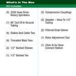 Rain Bird 32HE In-Ground Pro Rotor Pop-up Sprinkler System Kit with Click-N-Go Garden Hose Connection - Image 2