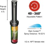 Rain Bird 32SA/4PKS Simple Adjust 32SA Gear Drive Rotor, Adjustable 40° - 360° Pattern, 19' - 32' Spray Distance, 4-Pack - Image 2