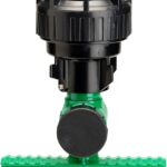 Rain Bird 42SASPG 42SA Gear Drive Rotor Lawn and Garden Sprinkler on Heavy Duty Green Spike, Adjustable 40° - 360° Pattern, 26' - 38' Spray Distance