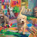 Ravensburger Cute Crafters - Large Format Jigsaw Puzzle for All Ages | 750 Unique Pieces | Softclick Technology FSC Certified | Ideal for Brain Game & Educational Fun