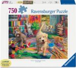 Ravensburger Cute Crafters - Large Format Jigsaw Puzzle for All Ages | 750 Unique Pieces | Softclick Technology FSC Certified | Ideal for Brain Game & Educational Fun - Image 2