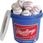 Rawlings | GAME USE Baseballs | Youth/12U | Game/Practice Use | Bucket | 24 Count