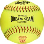 Rawlings | Official USA Pro Leather Dream Seam Fastpitch Softballs | USA/ASA | C12RYLA | 12" | Multiple Count Options