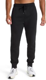 Reebok Men's Motion Core Fleece Motion Jogger, Standard Fit, 30” Inseam, Midweight Cotton-Poly Fleece Blend Fabric